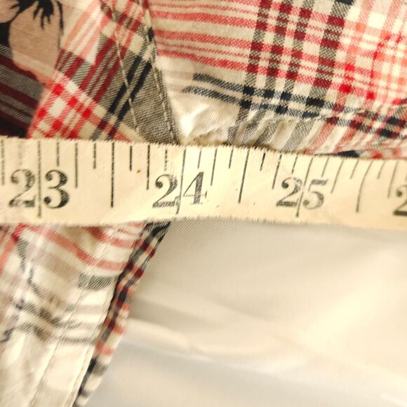 Chaps Ralph Lauren Mens XL Plaid Floral Cotton Button Down Up Front Shirt - Picture 4 of 6